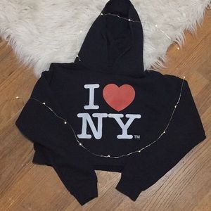 Cropped hoodie